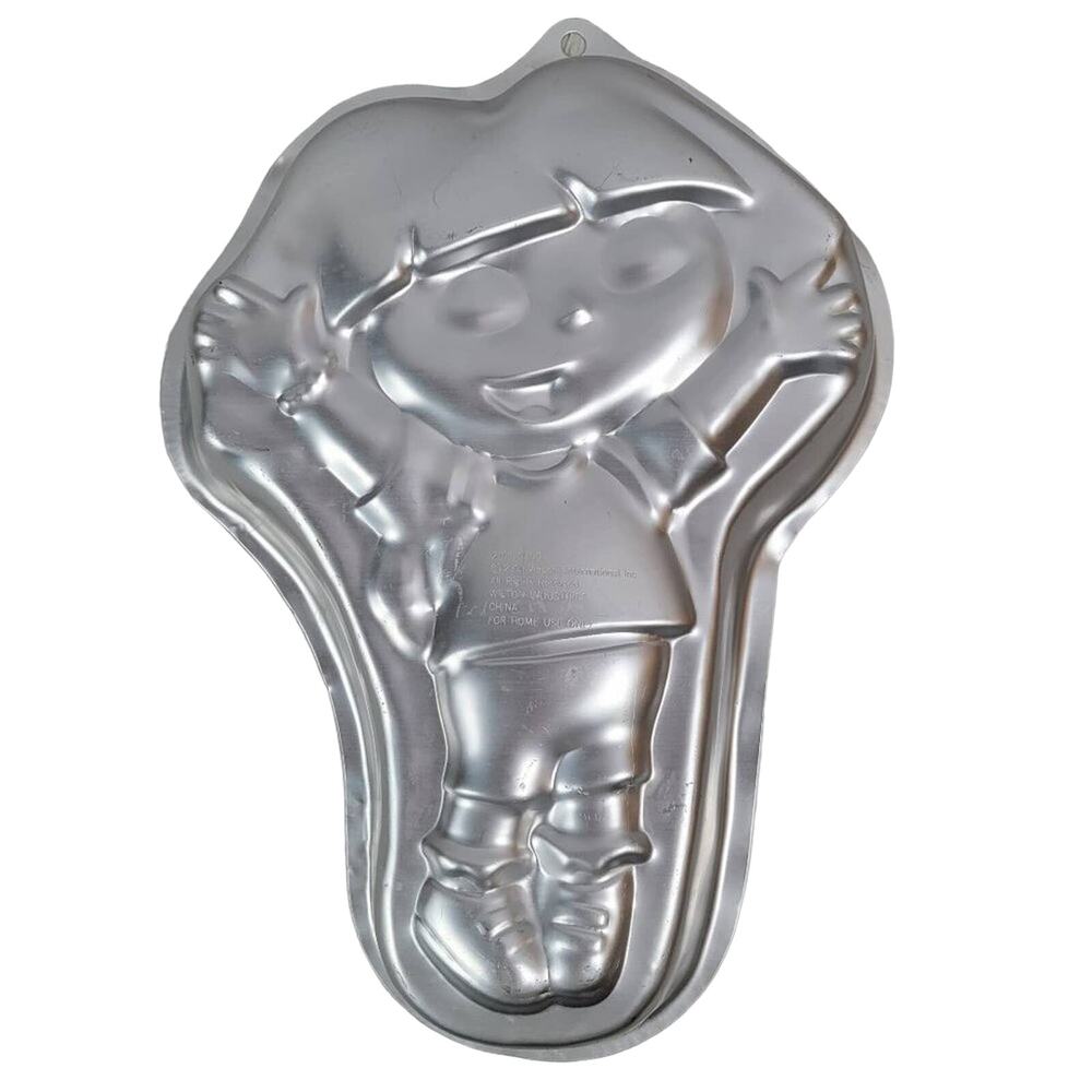 Dora the Explorer Cake Pan 2003 Wilton Aluminum Baking Mold Kids Party Fun